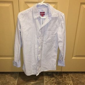 MERONA PINSTRIPE BUTTON DOWN